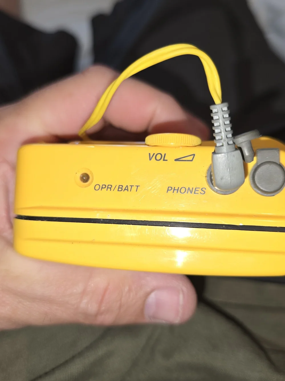Sony Yellow and Blue Sports Walkman WM-A52 Portable Cassette Player